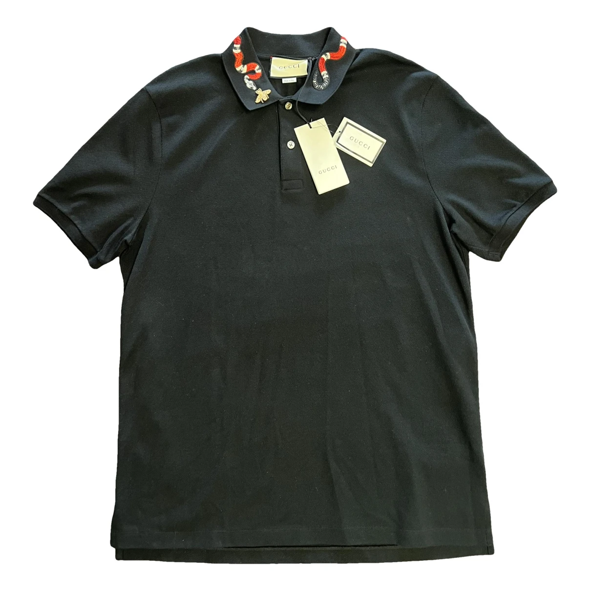 Pre-owned Gucci Polo Shirt In Black