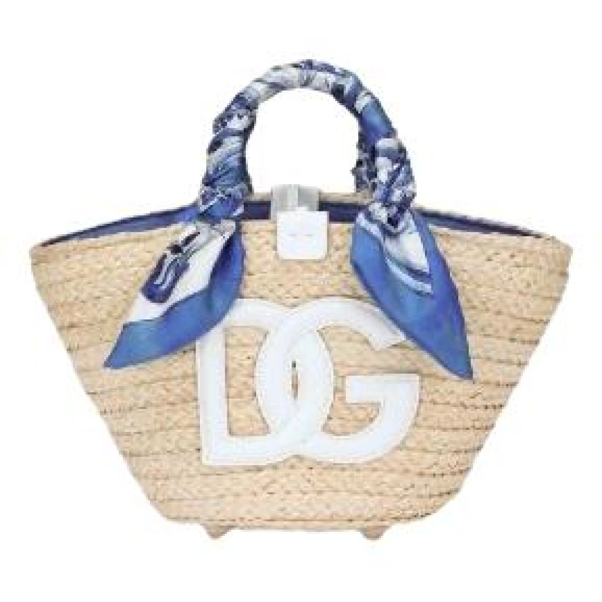 Pre-owned Dolce & Gabbana Kendra Cloth Handbag In Beige