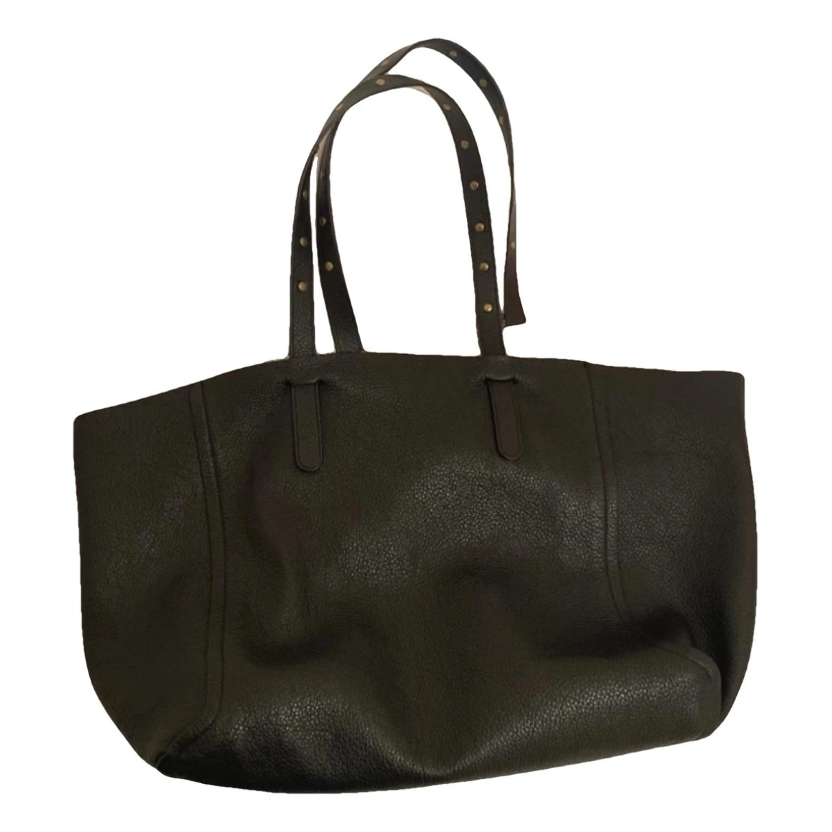 Pre-owned Gerard Darel Simple Bag Leather Handbag In Black