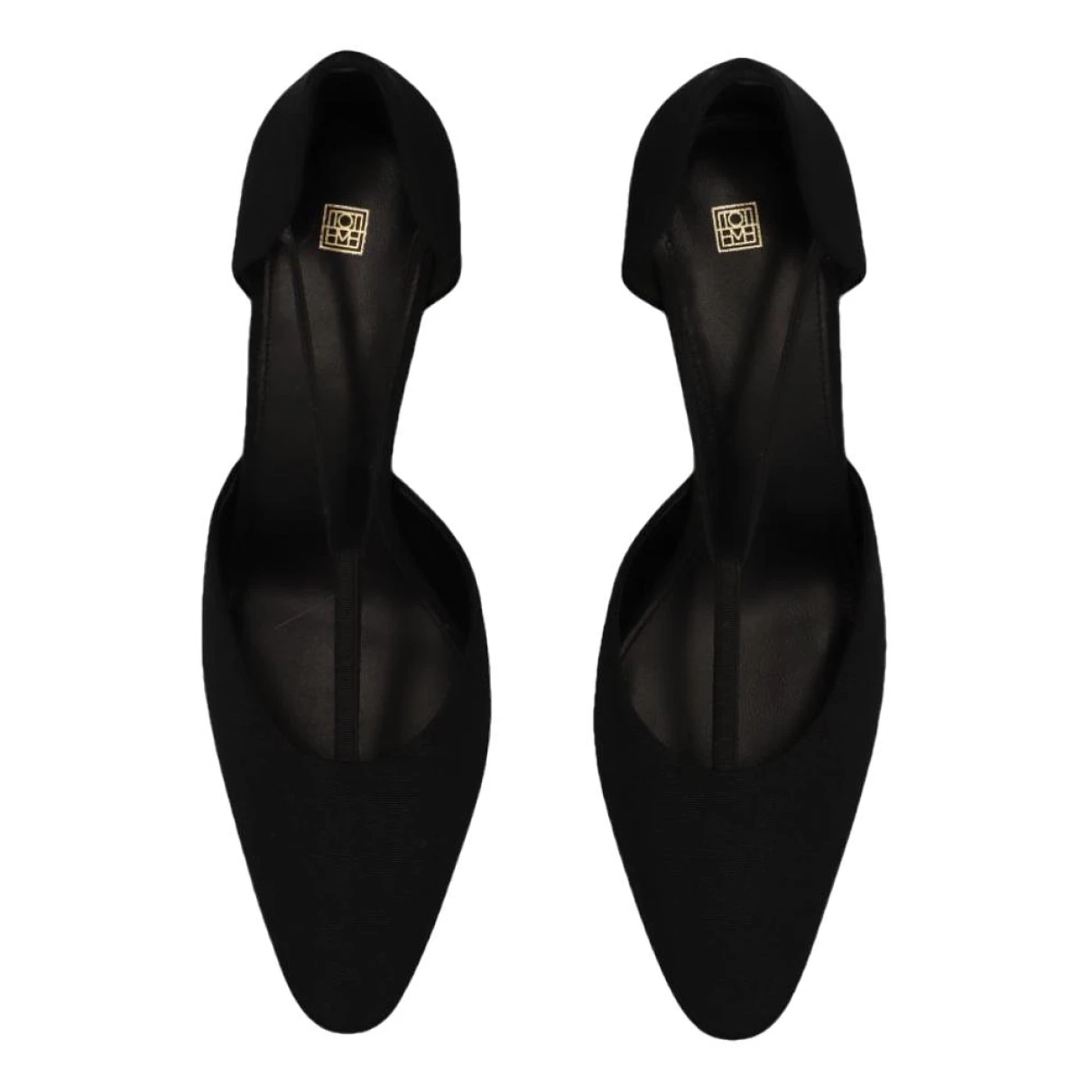 Pre-owned Totême Cloth Heels In Black