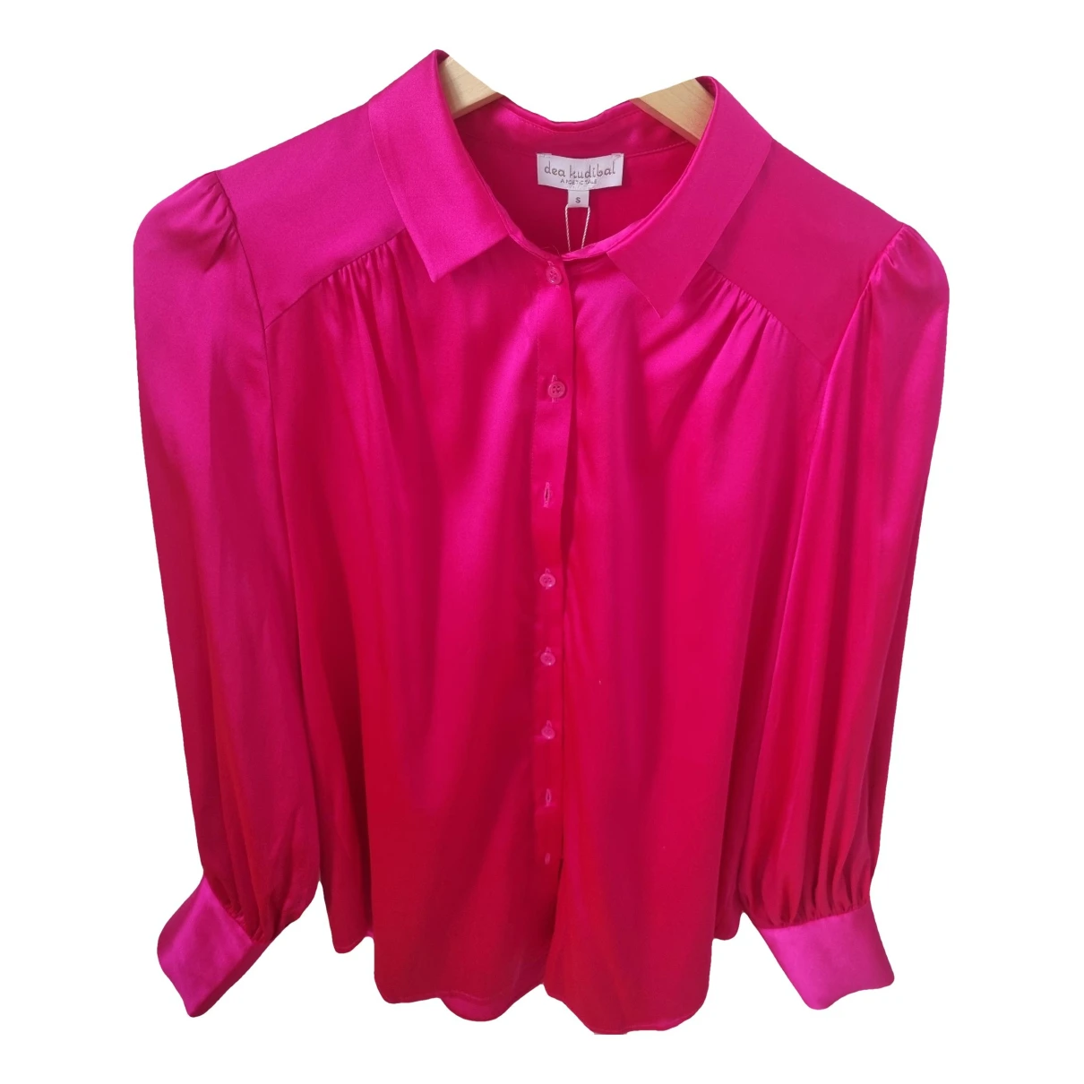 Pre-owned Dea Kudibal Silk Blouse In Pink