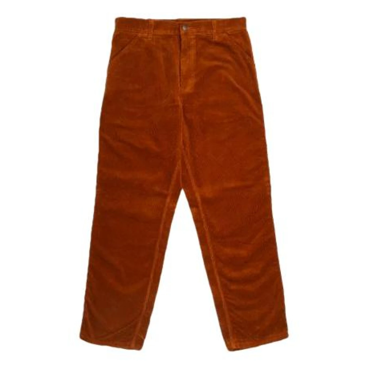 Pre-owned Carhartt Velvet Trousers In Orange