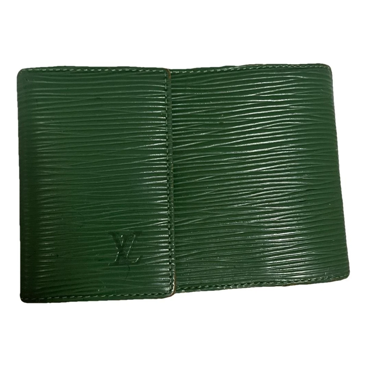 Pre-owned Louis Vuitton Leather Purse In Green