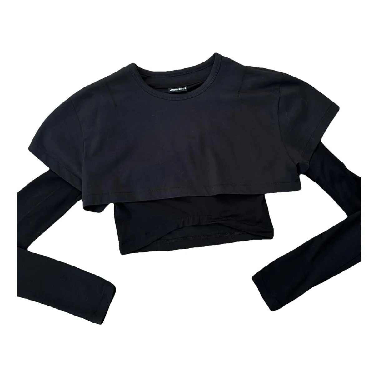 Pre-owned Jacquemus T-shirt In Black