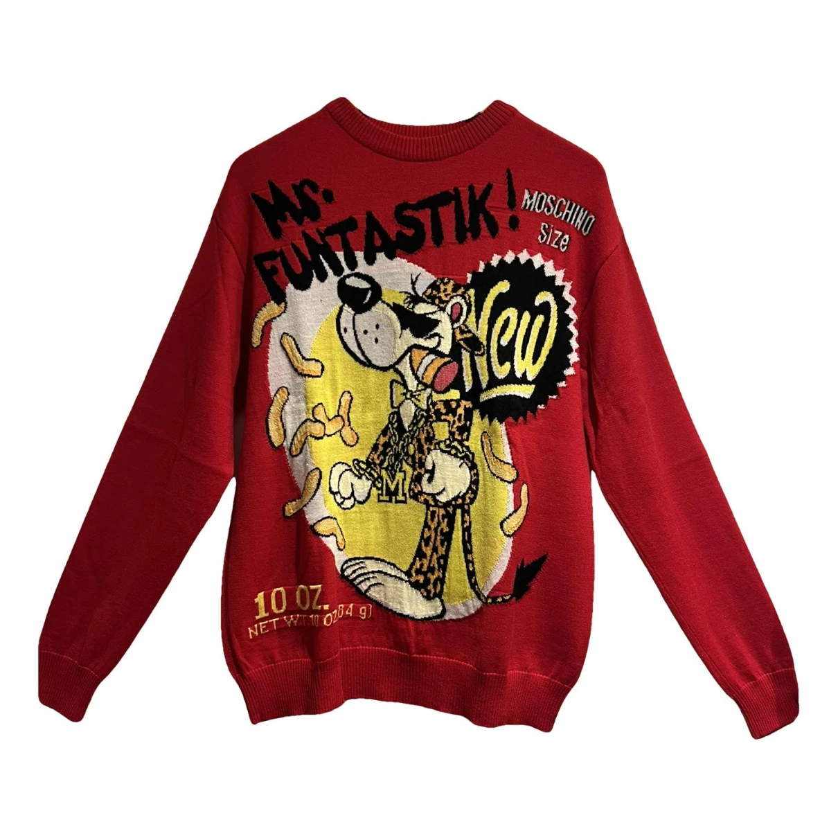Pre-owned Moschino Wool Pull In Red
