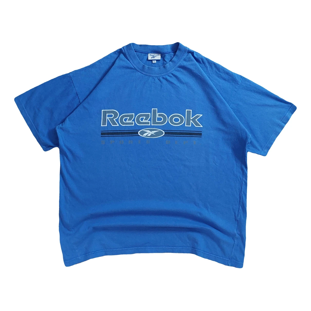 Pre-owned Reebok T-shirt In Blue