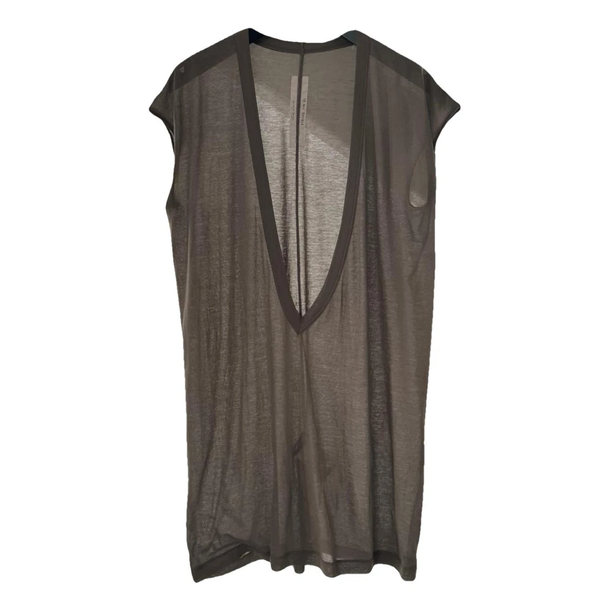 Pre-owned Rick Owens T-shirt In Brown