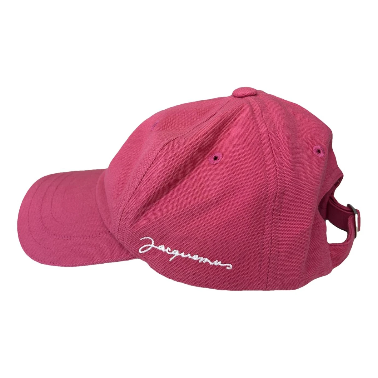 Pre-owned Jacquemus Cap In Pink