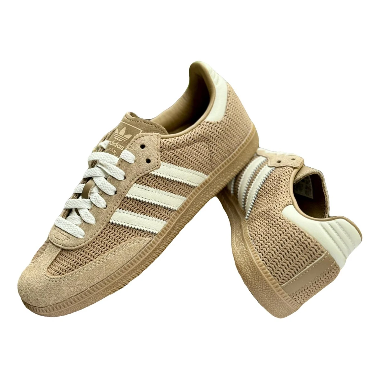Pre-owned Adidas Originals Samba Leather Trainers In Brown