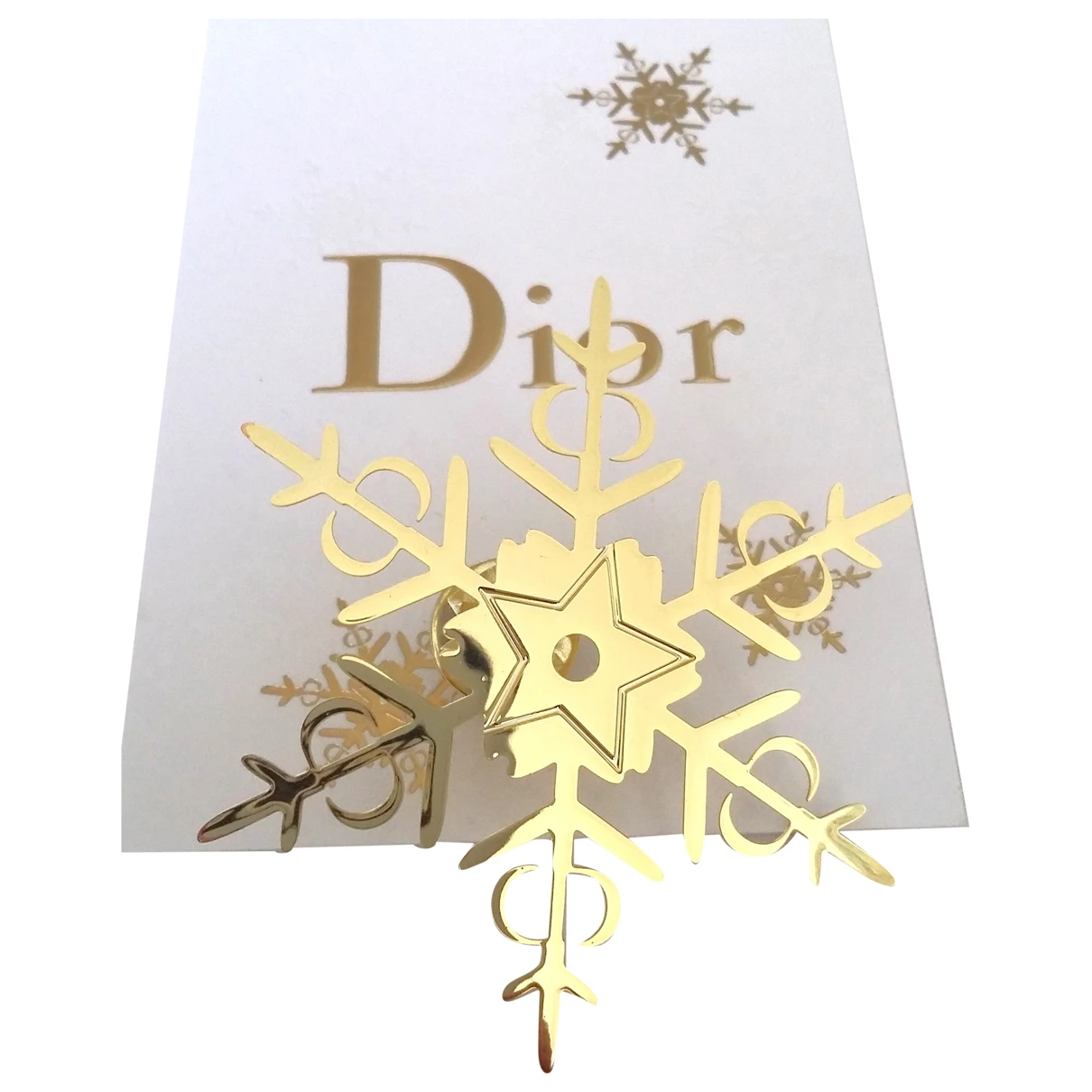Pre-owned Dior Danseuse Etoile Pin & Brooche In Gold