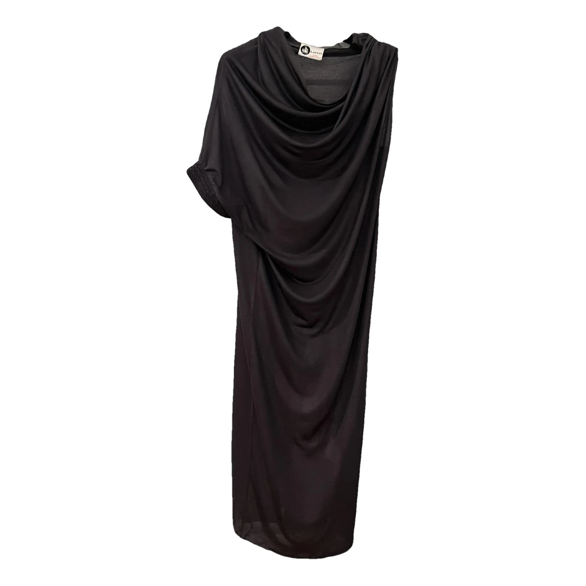 Pre-owned Lanvin Mid-length Dress In Anthracite
