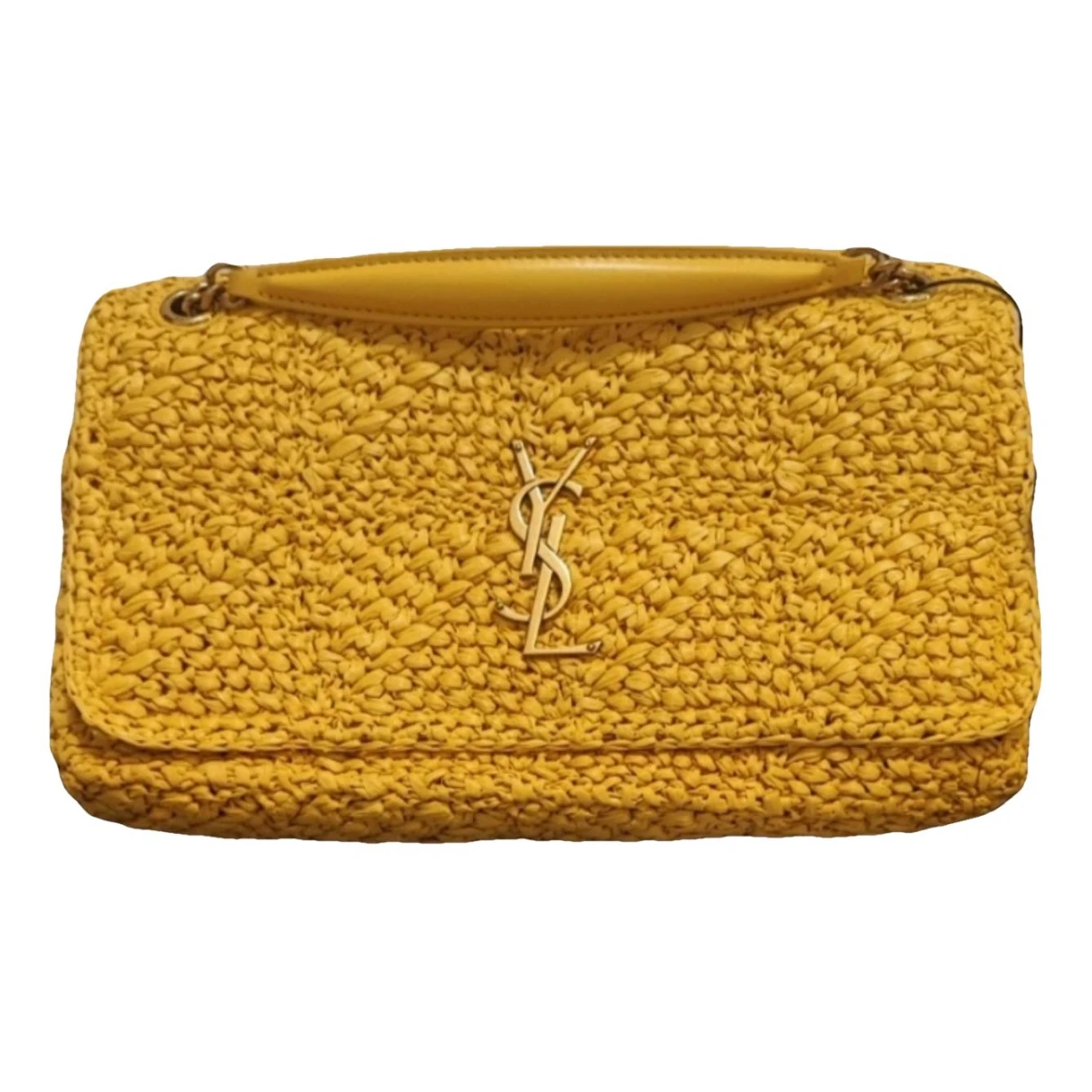 Pre-owned Saint Laurent Handbag In Yellow