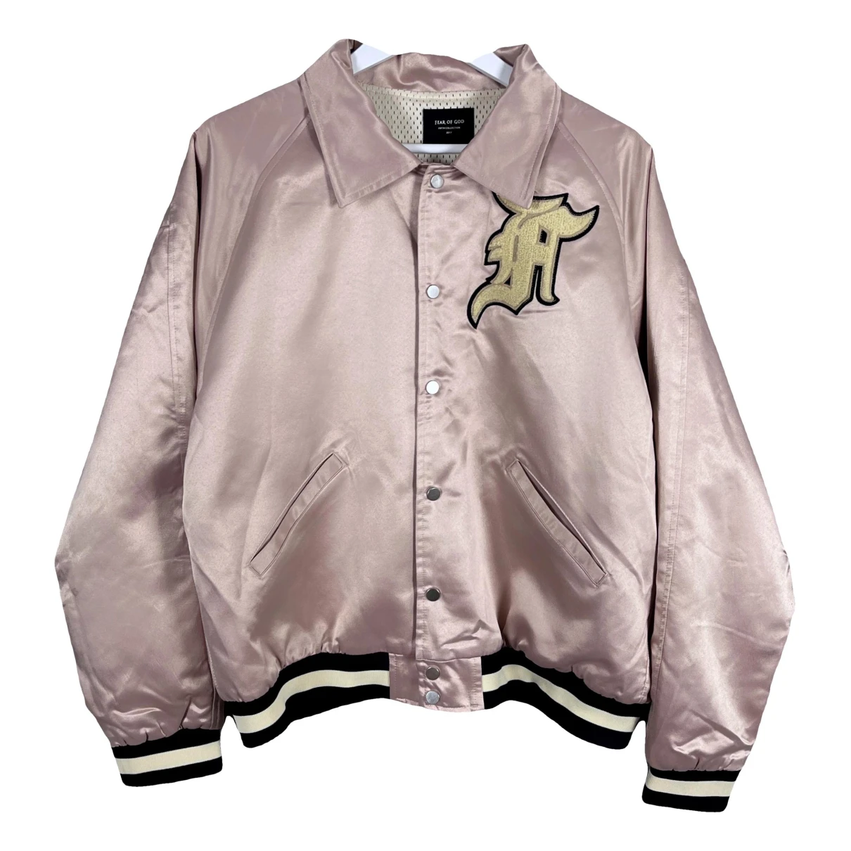 Pre-owned Fear Of God Jacket In Pink