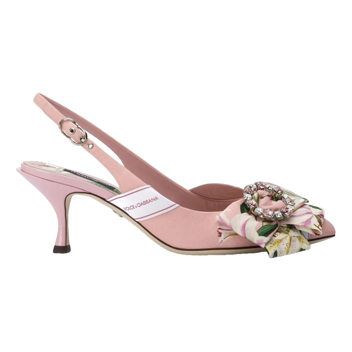 Pre-owned Dolce & Gabbana Leather Sandal In Pink