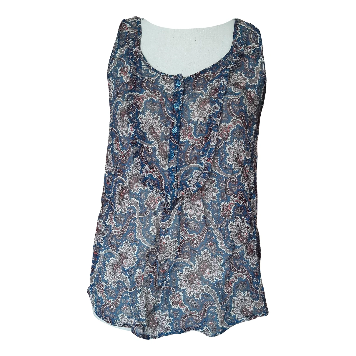 Pre-owned Jack Wills Silk Camisole In Multicolour