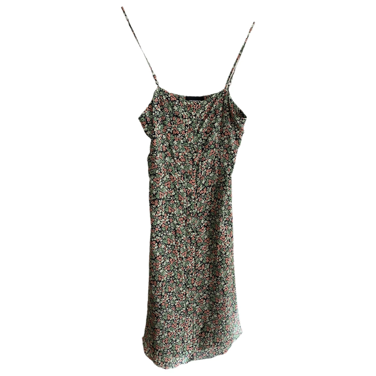 Pre-owned The Kooples Mid-length Dress In Green