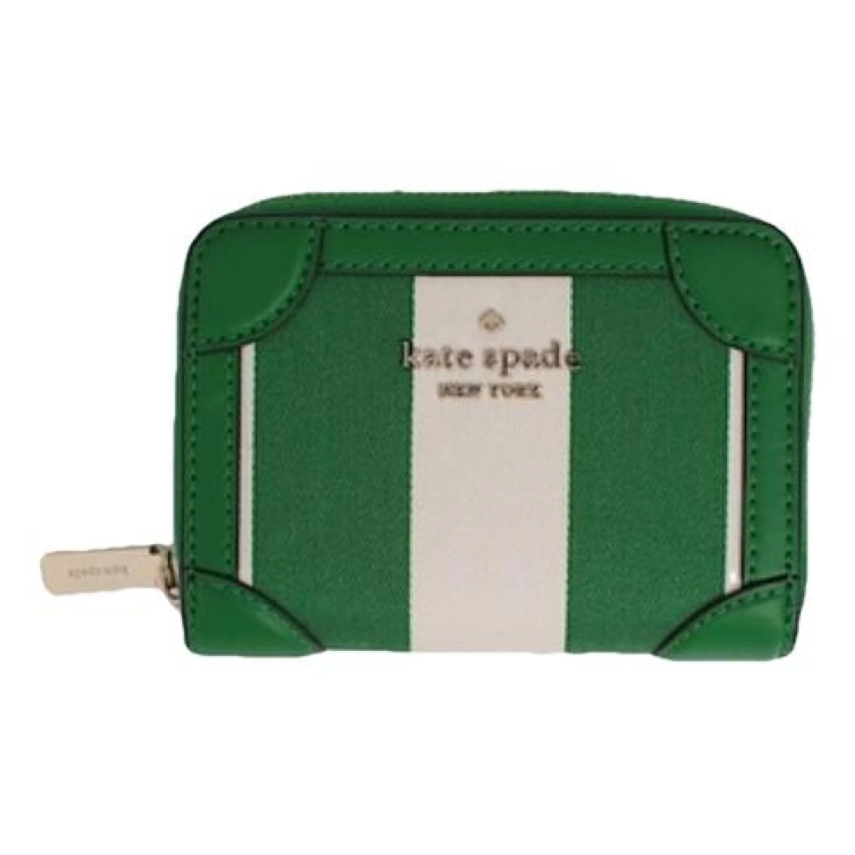 Pre-owned Kate Spade Wallet In Green