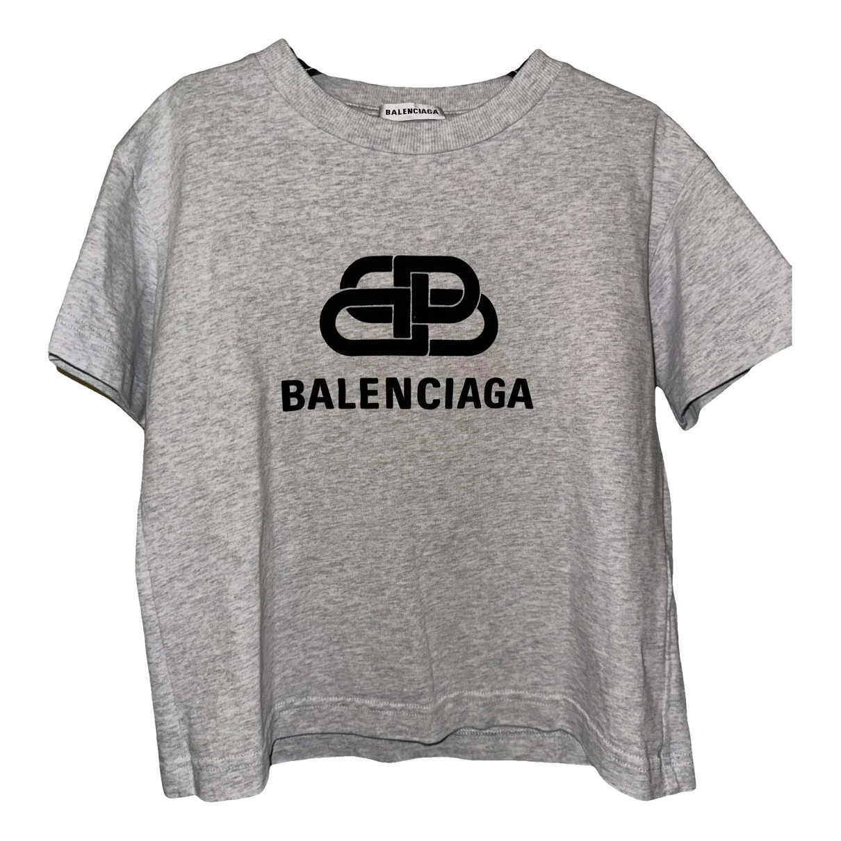 Pre-owned Balenciaga T-shirt In Grey