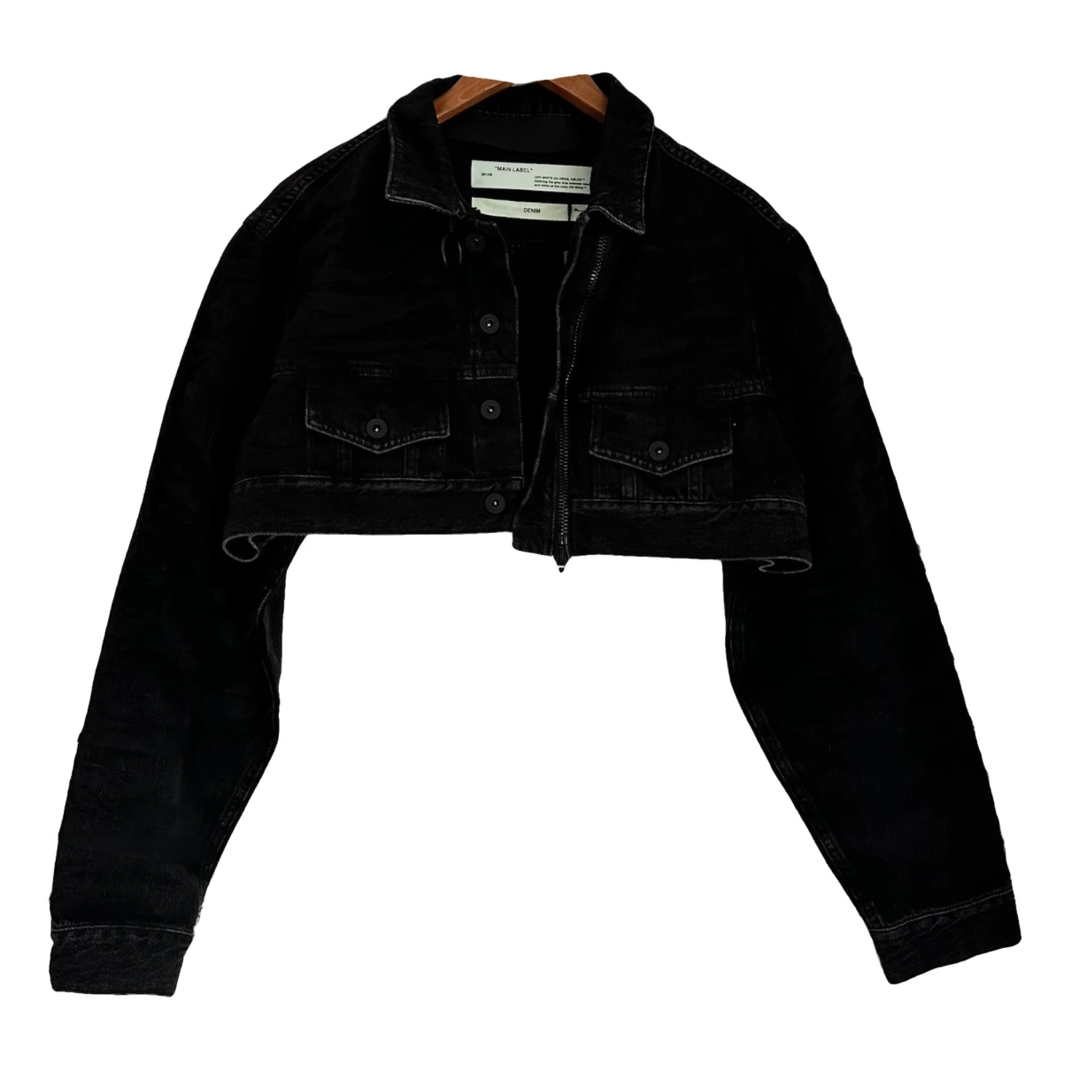 Pre-owned Off-white Jacket In Black