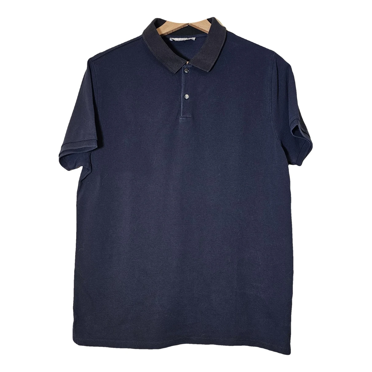 Pre-owned Sandro Polo Shirt In Navy