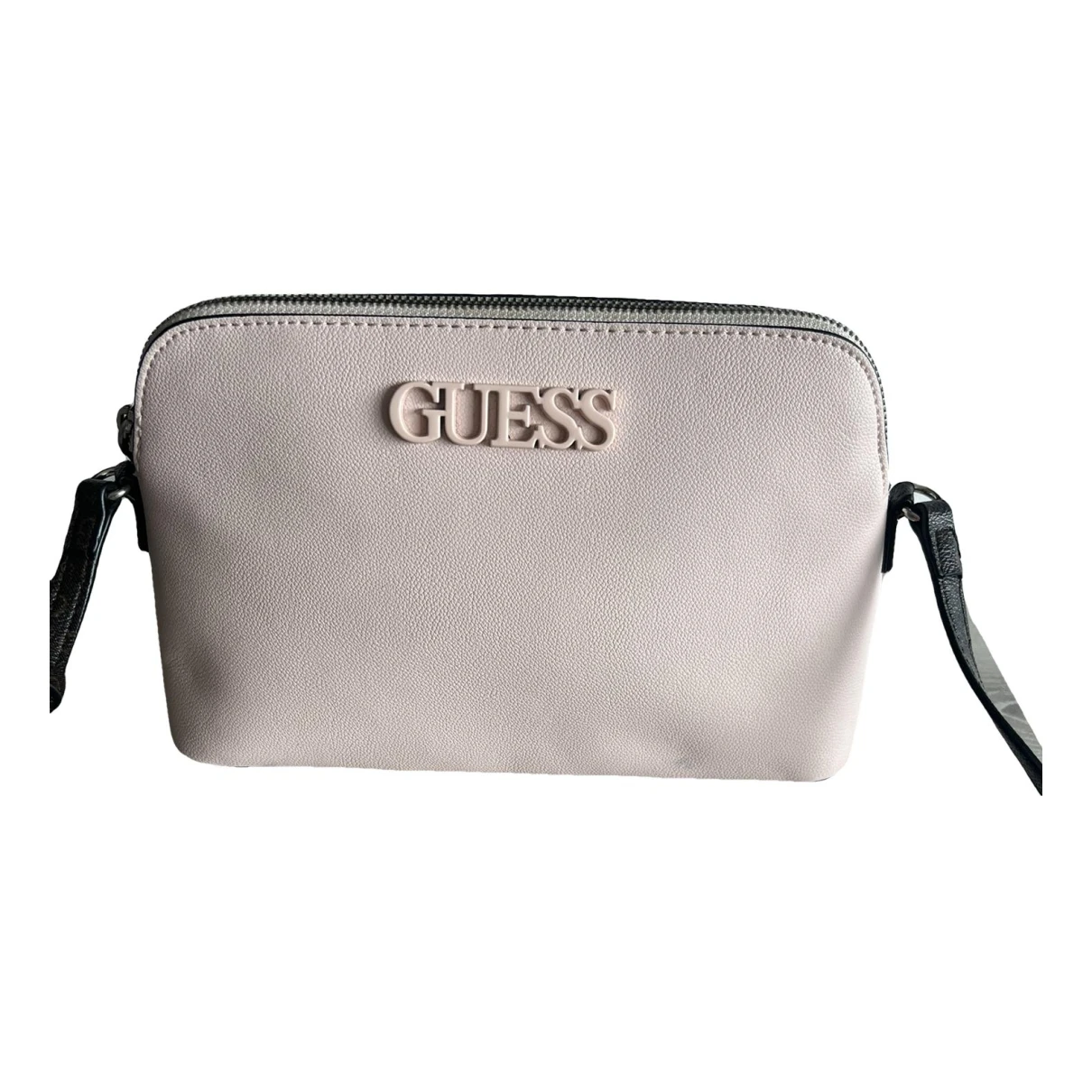 Pre-owned Guess Leather Backpack In Gold