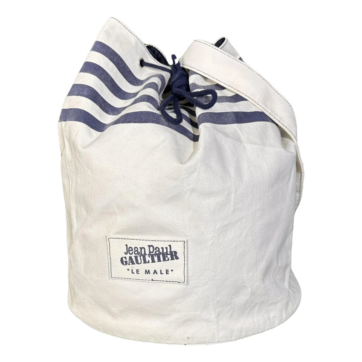 Pre-owned Jean Paul Gaultier Backpack In White