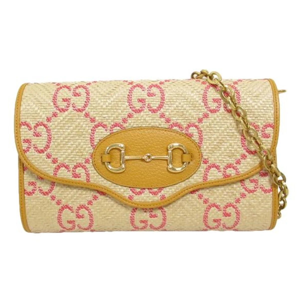 Pre-owned Gucci 1955 Crossbody Bag In Yellow