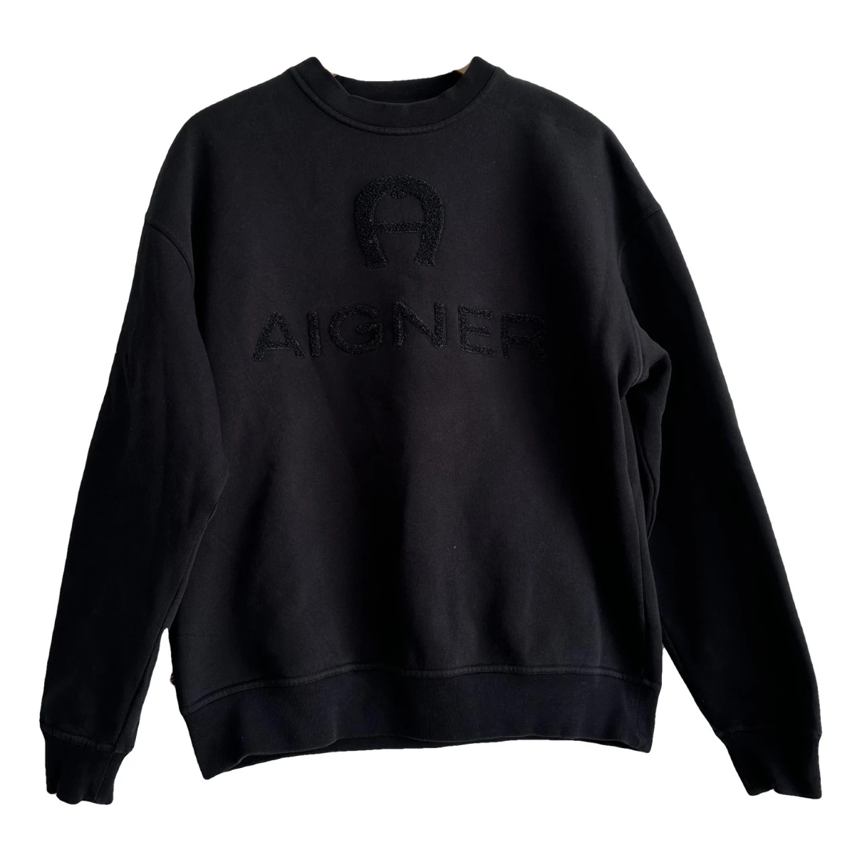 Pre-owned Aigner Sweatshirt In Black