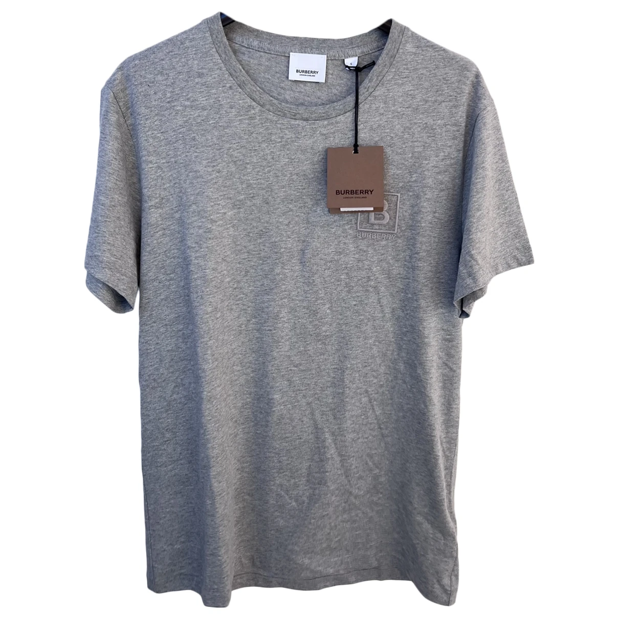 Pre-owned Burberry T-shirt In Grey