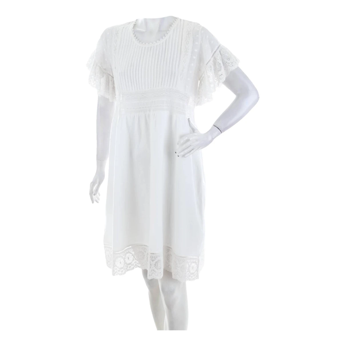Pre-owned Zadig & Voltaire Mid-length Dress In White