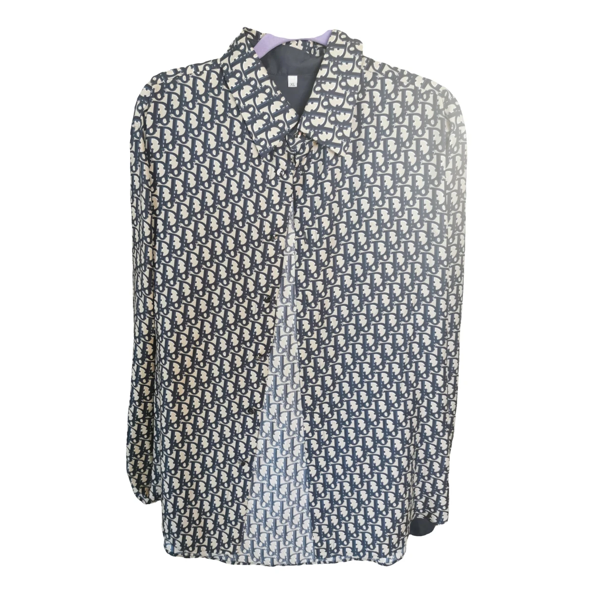 Pre-owned Dior Silk Shirt In Blue