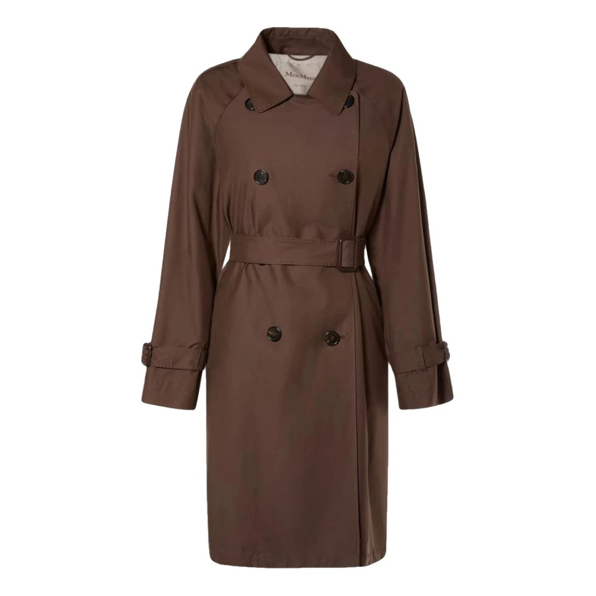 Pre-owned Max Mara Trench Coat In Brown