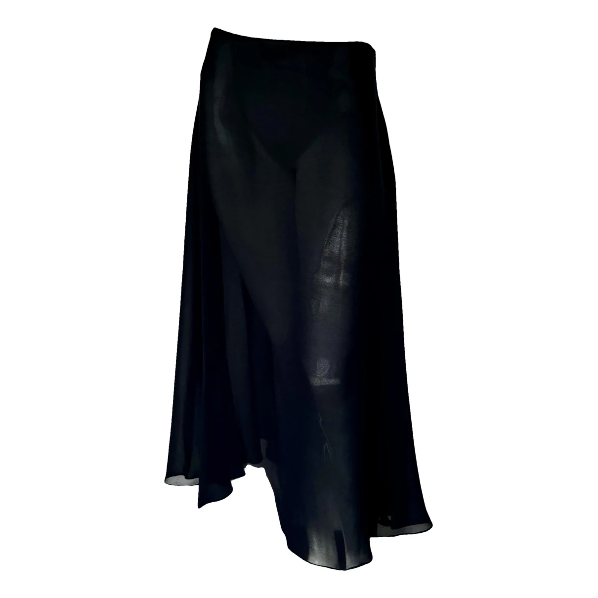Pre-owned Dior Maxi Skirt In Black