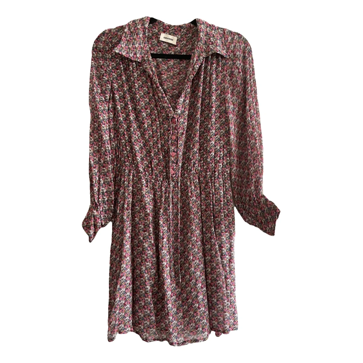 Pre-owned Zadig & Voltaire Mini Dress In Pink