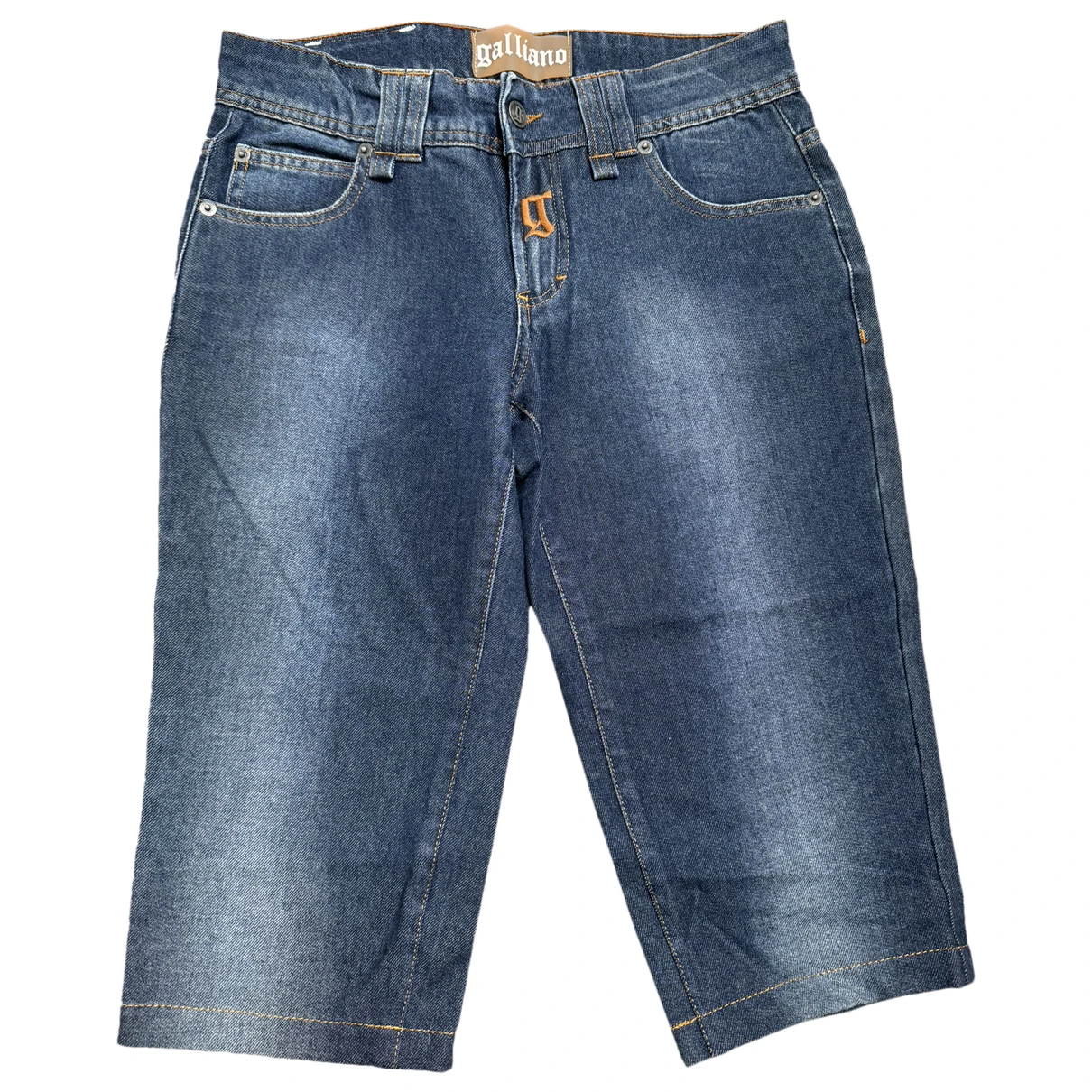 Pre-owned Galliano Shorts In Blue
