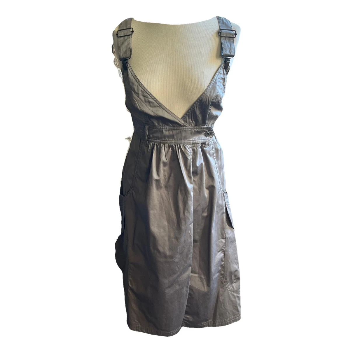 Pre-owned Plein Sud Mid-length Dress In Khaki