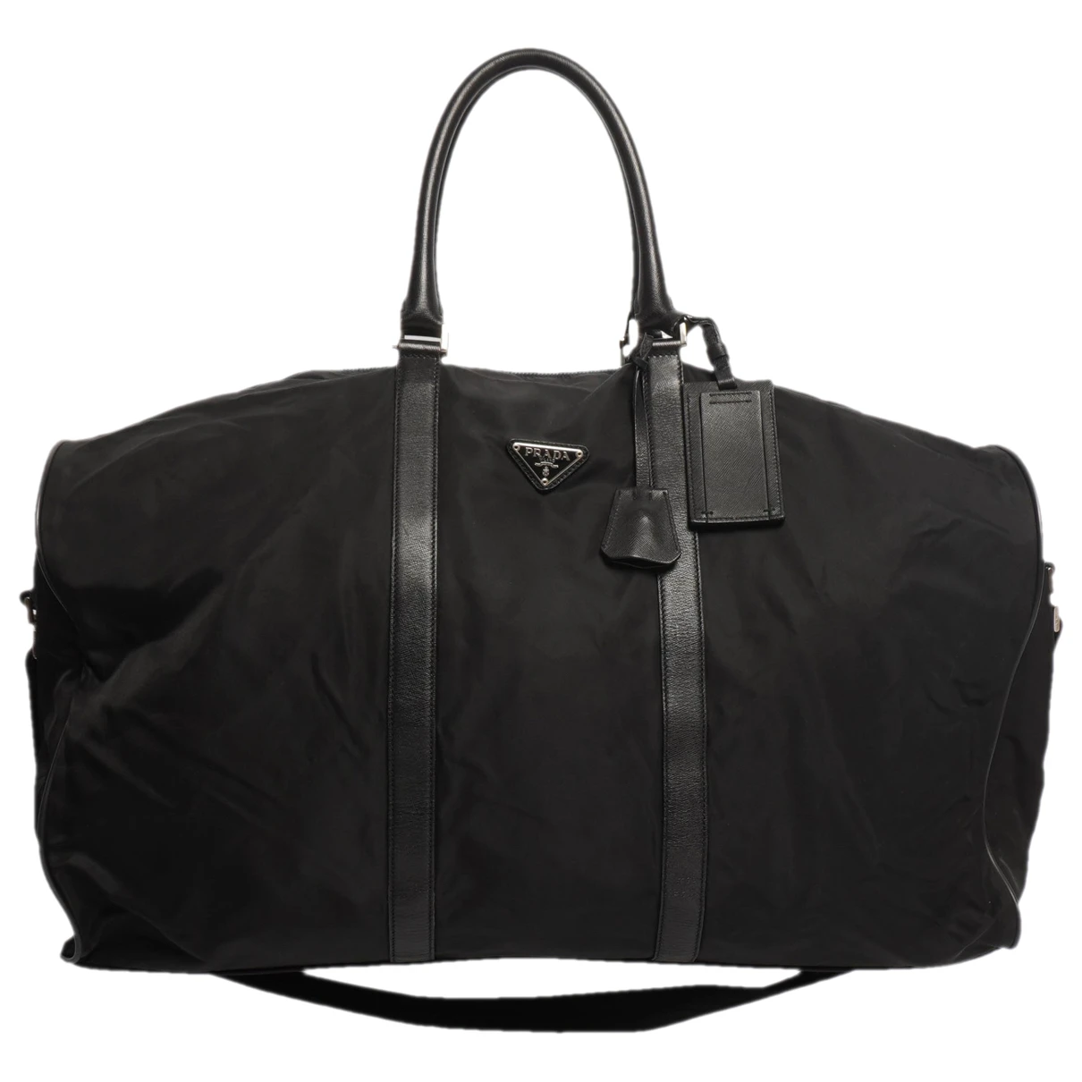 Pre-owned Prada Weekend Bag In Black