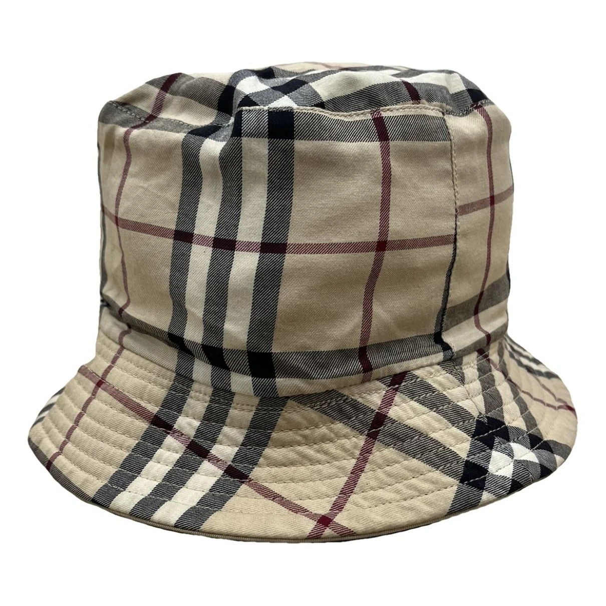 Pre-owned Burberry Cloth Hat In Beige
