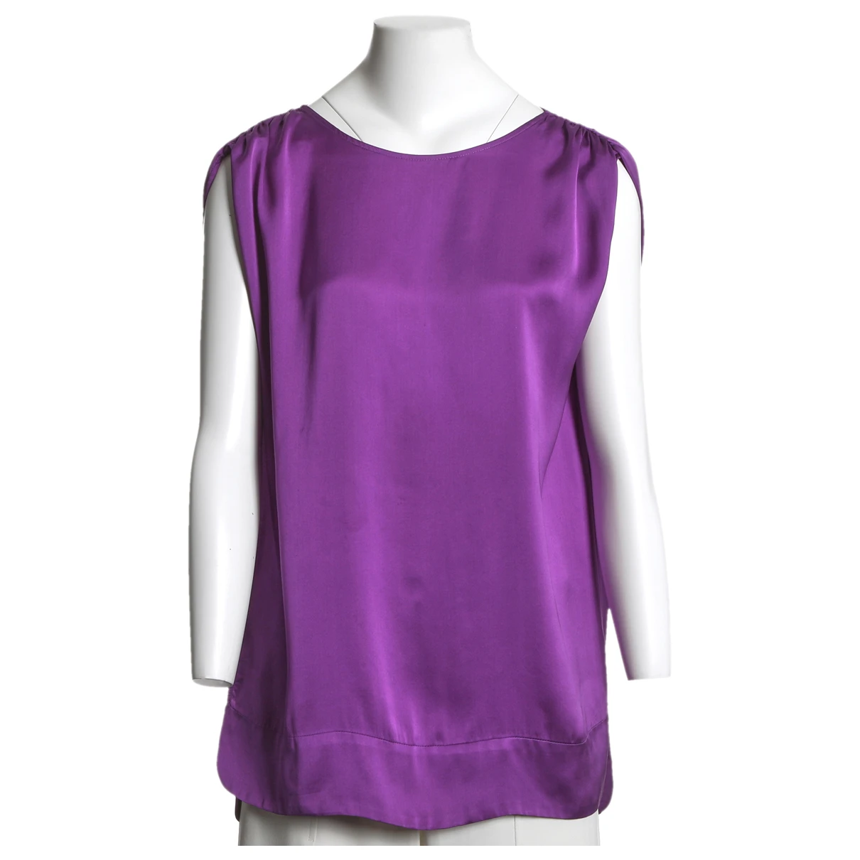 Pre-owned Stella Mccartney Silk Shirt In Purple