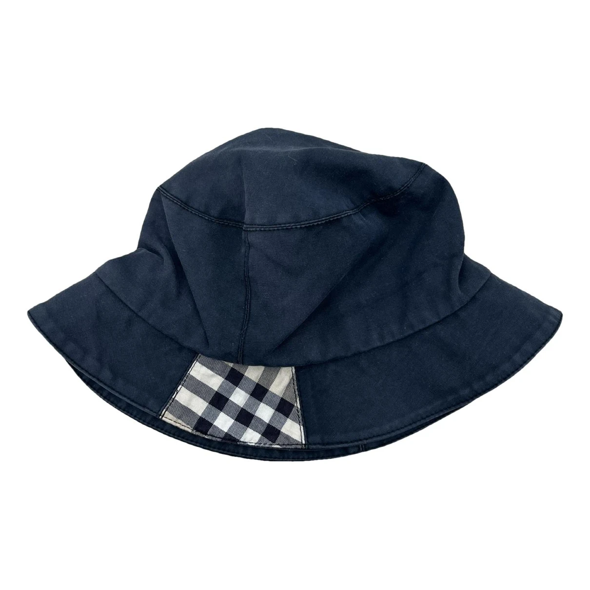 Pre-owned Burberry Cloth Hat In Blue