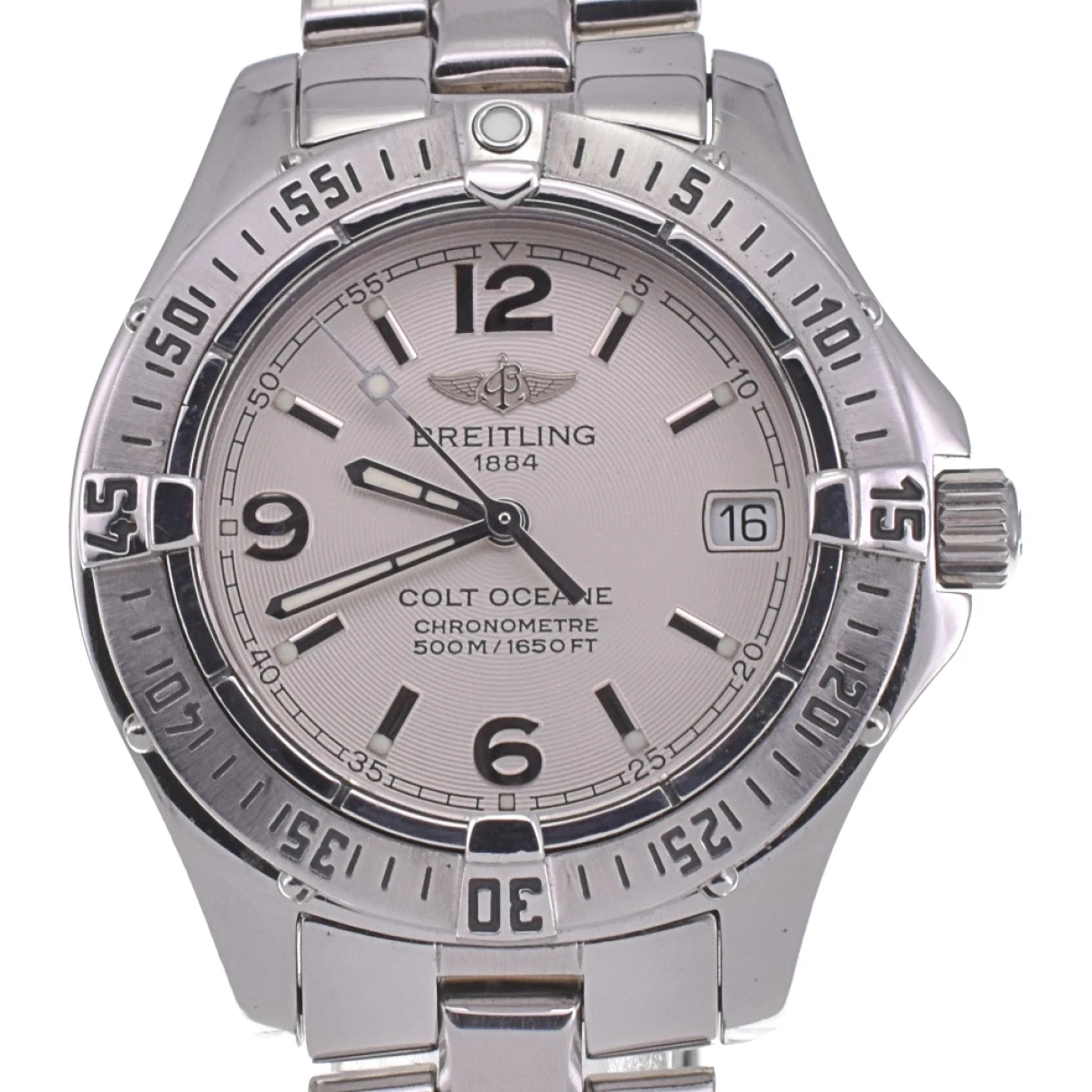 Pre-owned Breitling Watch In Silver