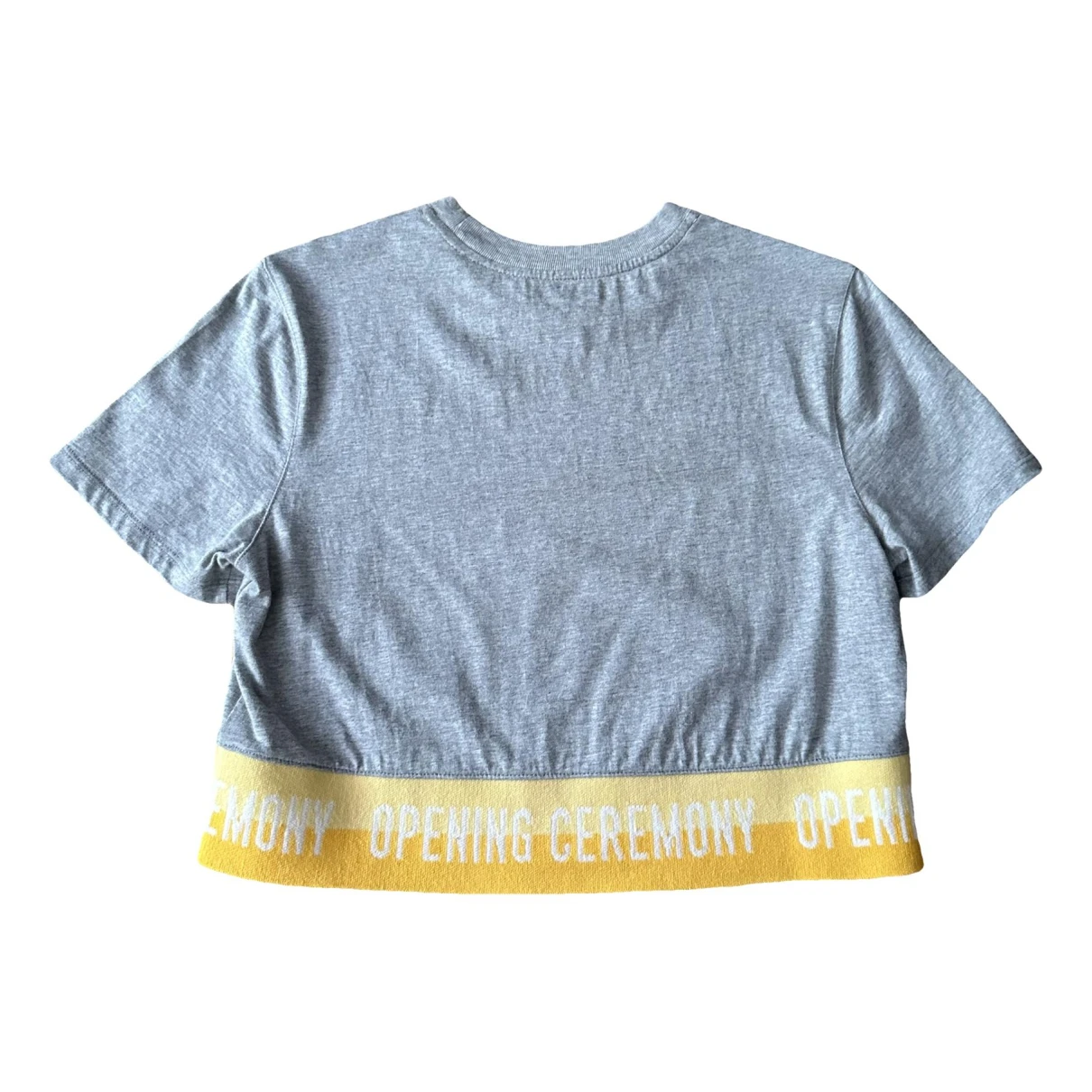 Pre-owned Opening Ceremony T-shirt In Grey
