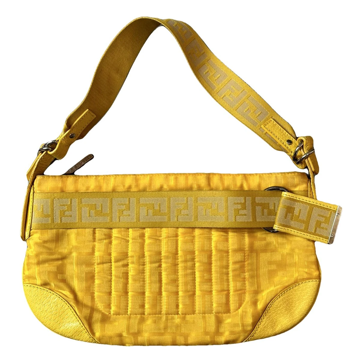 Pre-owned Fendi Handbag In Yellow