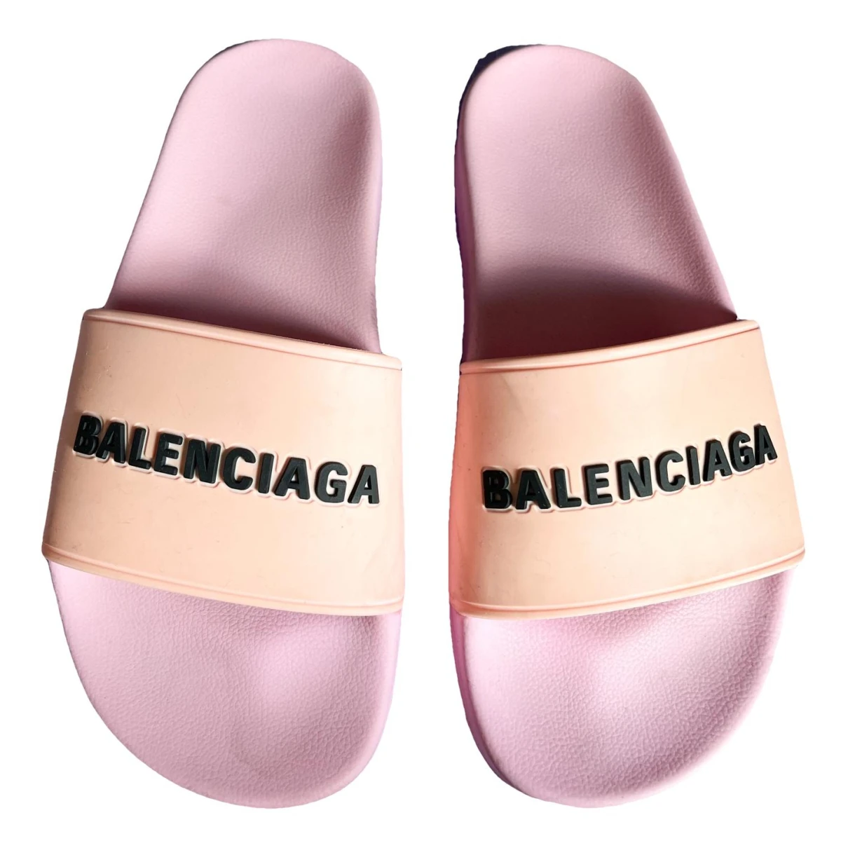 Pre-owned Balenciaga Flip Flops In Pink