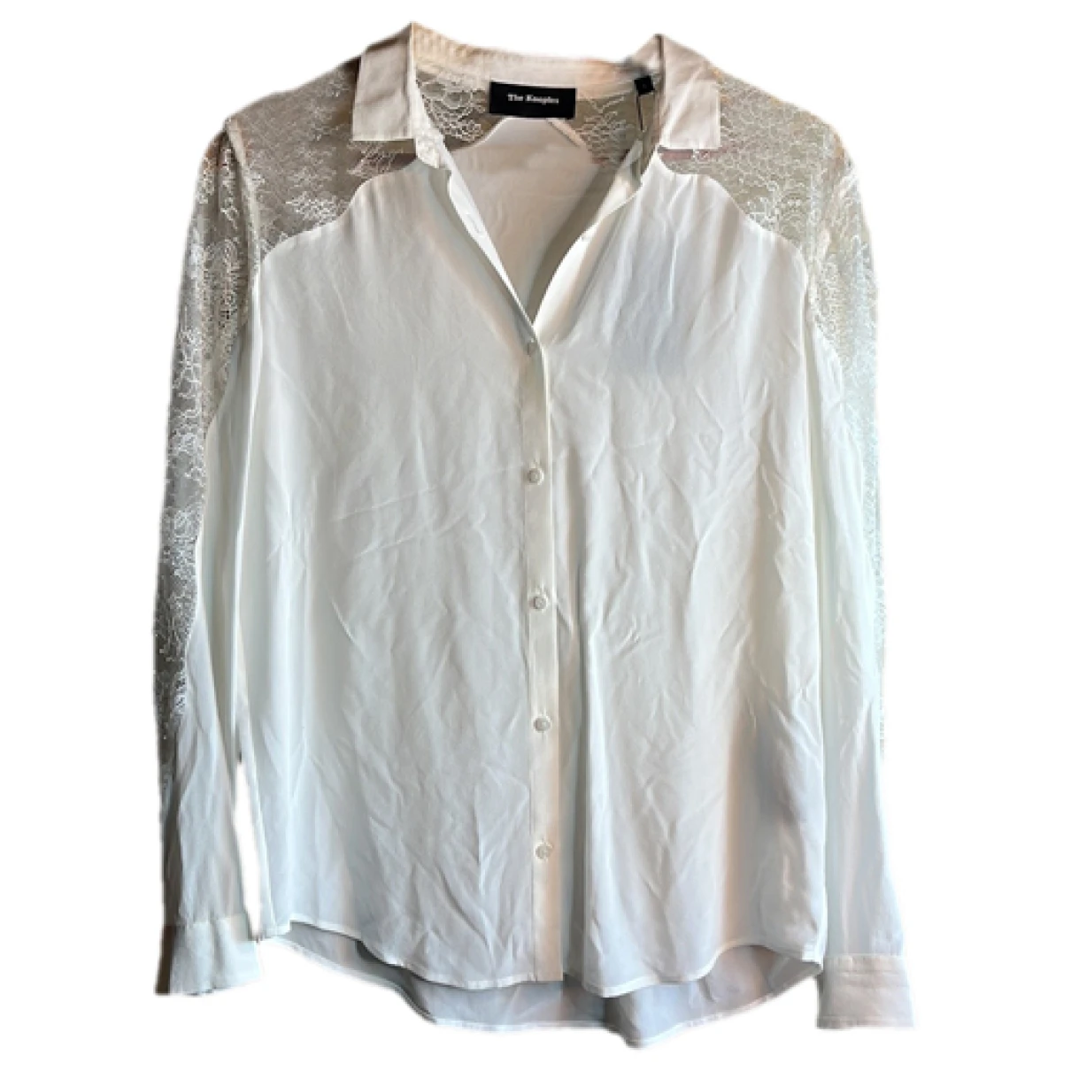 Pre-owned The Kooples Lace Blouse In White