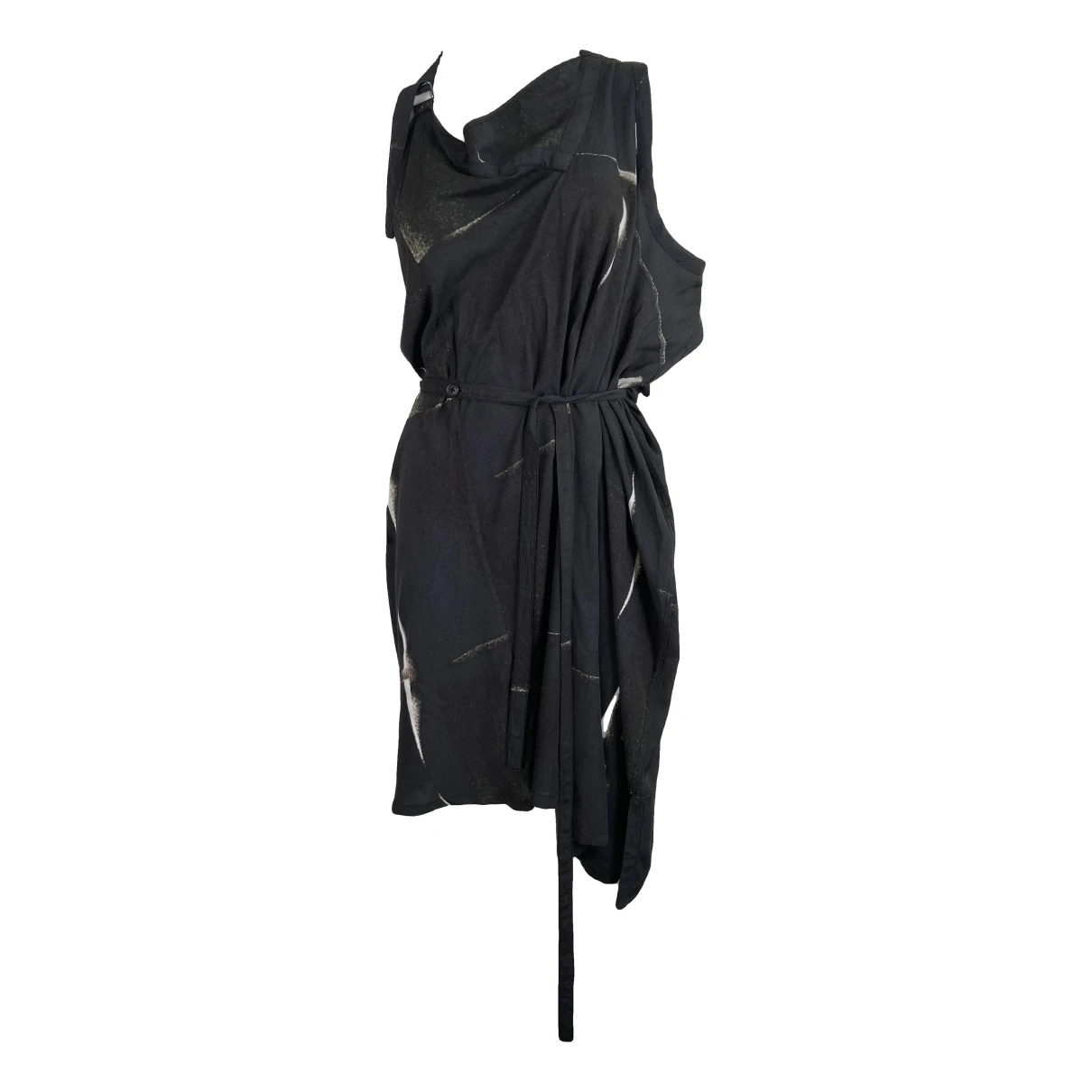 Pre-owned Ann Demeulemeester Mid-length Dress In Black