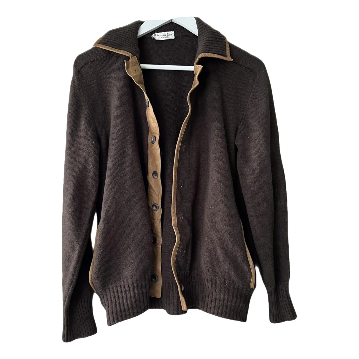 Pre-owned Dior Wool Vest In Brown