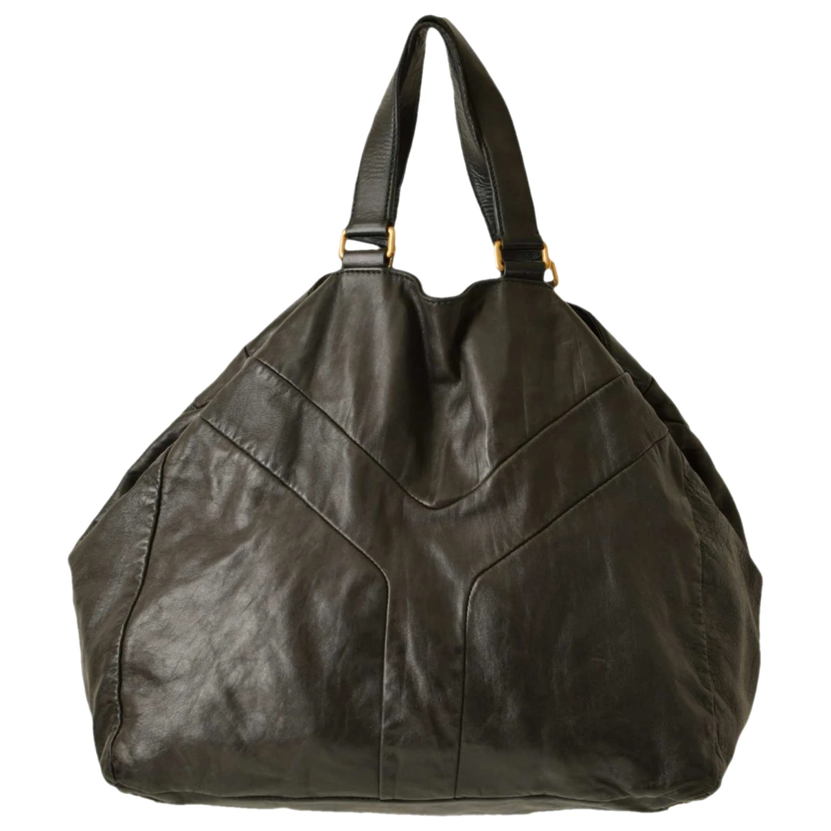 Pre-owned Saint Laurent Easy Leather Handbag In Black