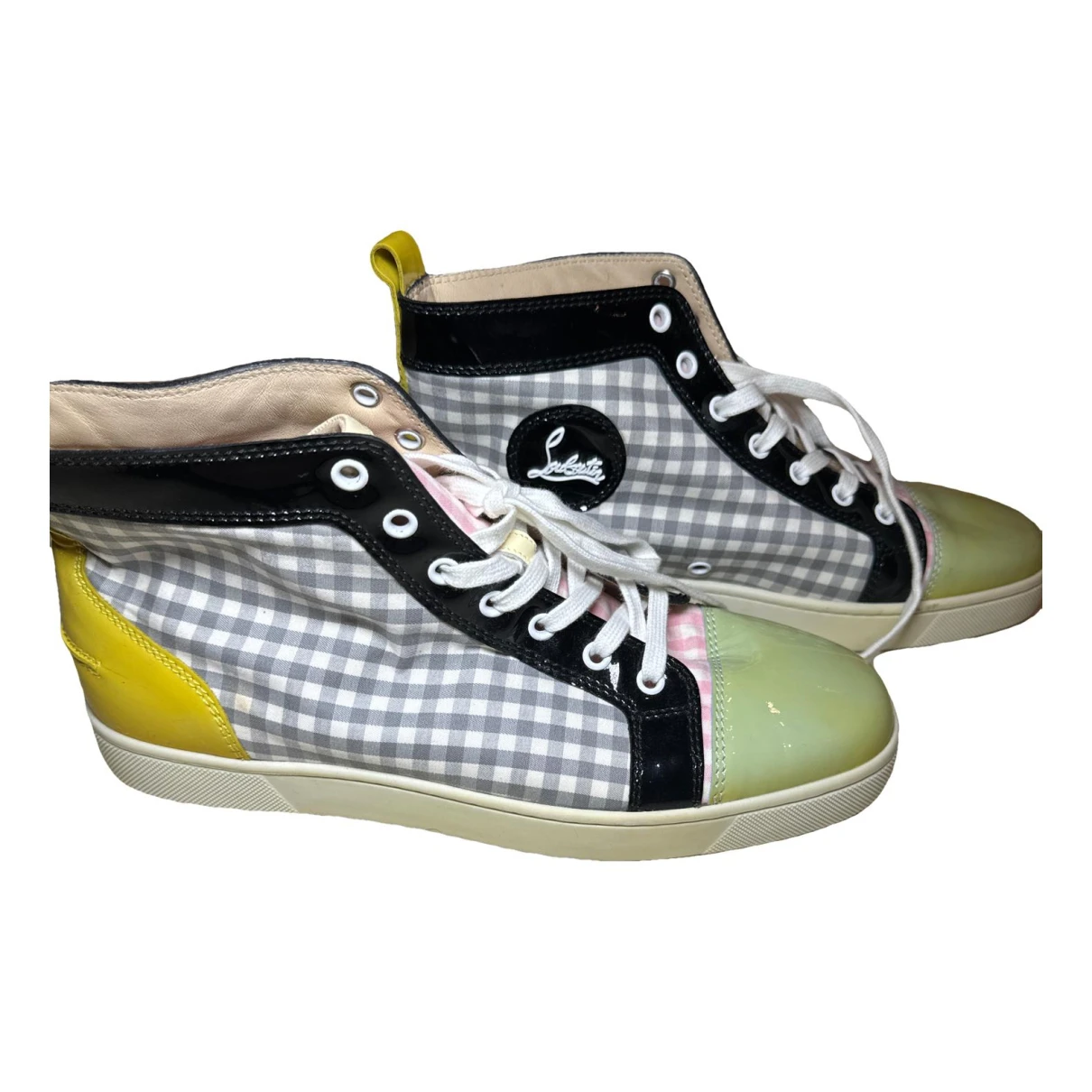 Pre-owned Christian Louboutin High Trainers In Multicolour