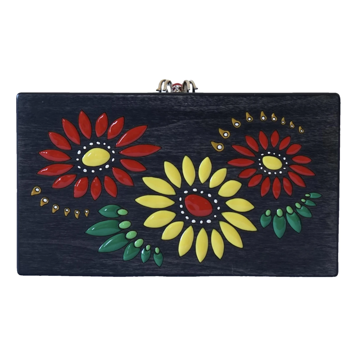 Pre-owned Charlotte Olympia Clutch Bag In Multicolour